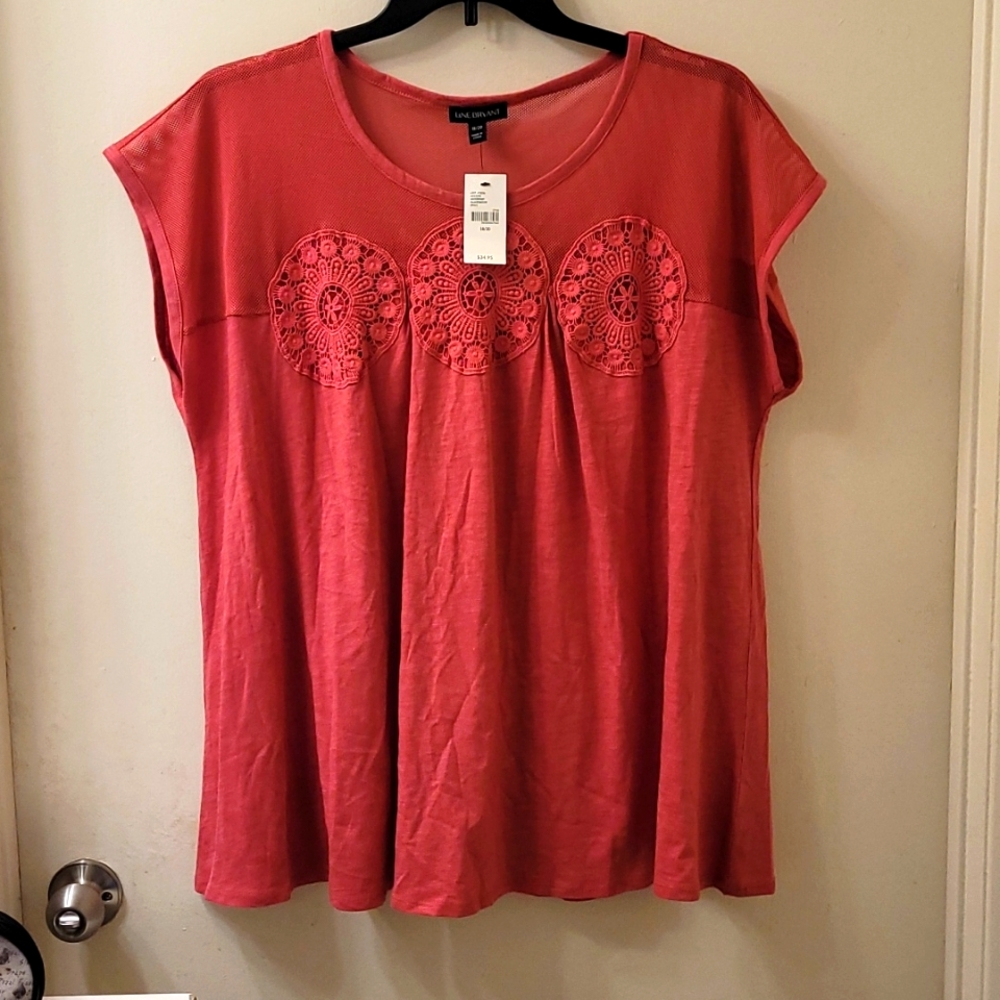 Pink Lane Bryant shirt in size 18/20